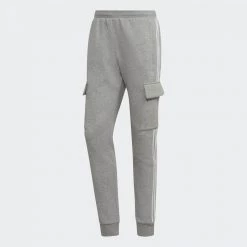 Ανδρικά Adidas Originals Adicolor 3-Stripes Cargo Slim Ανδρικό Παντελόνι Φόρμας MGREYH -Μπουφάν Εκπτώσεις adidas originals 3 stri cargo sl 10
