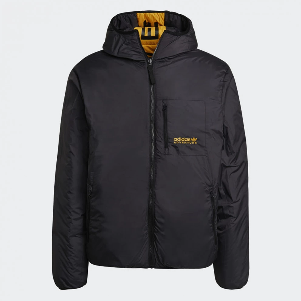 Ανδρικά Adidas Originals Puffer Ανδρικό Jacket BLACK/ACTGOL 8 Ανδρικά Adidas Originals Puffer Ανδρικό Jacket BLACK/ACTGOL - Image 6