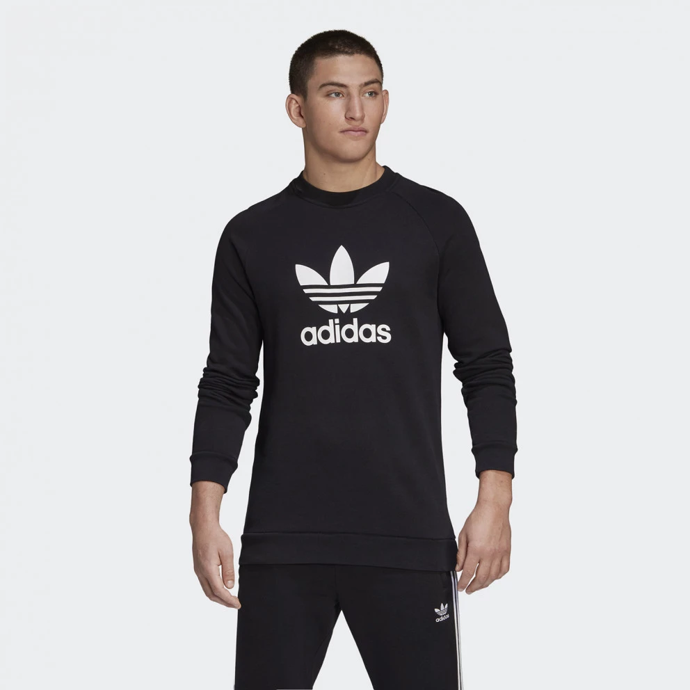 Ανδρικά Adidas Originals Trefoil Ανδρική Μπλούζα Φούτερ Black 3 Ανδρικά Adidas Originals Trefoil Ανδρική Μπλούζα Φούτερ Black