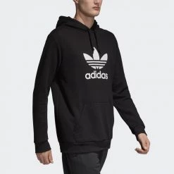 Ανδρικά Adidas Originals Trefoil Ανδρική Μπλούζα με Κουκούλα Black 12 Ανδρικά Adidas Originals Trefoil Ανδρική Μπλούζα με Κουκούλα Black -Μπουφάν Εκπτώσεις adidas originals trefoil hoodie 3