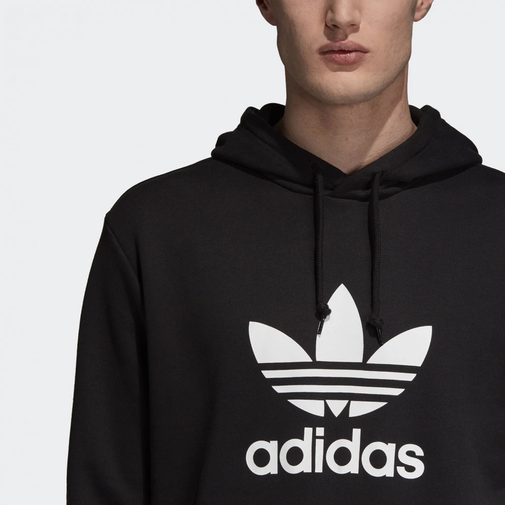 Ανδρικά Adidas Originals Trefoil Ανδρική Μπλούζα με Κουκούλα Black 8 Ανδρικά Adidas Originals Trefoil Ανδρική Μπλούζα με Κουκούλα Black - Image 6