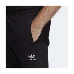 Ανδρικά Adidas Originals Trefoil Essentials Ανδρική Φόρμα Black -Μπουφάν Εκπτώσεις adidas originals trefoil pant 5