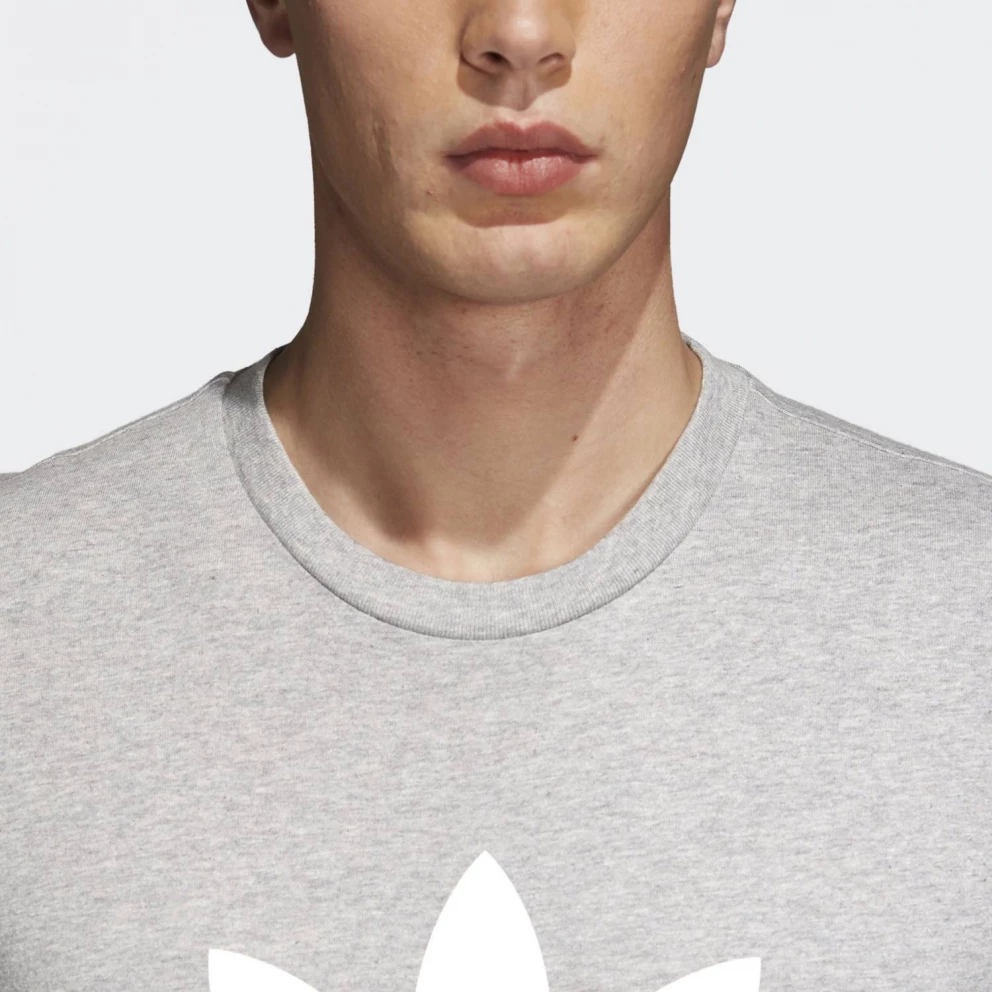 Ανδρικά Adidas Originals Trefoil Ανδρικό T-Shirt MGREYH 7 Ανδρικά Adidas Originals Trefoil Ανδρικό T-Shirt MGREYH - Image 5