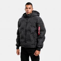 Ανδρικά Alpha Industries Ανδρικό Μπουφάν BLACK