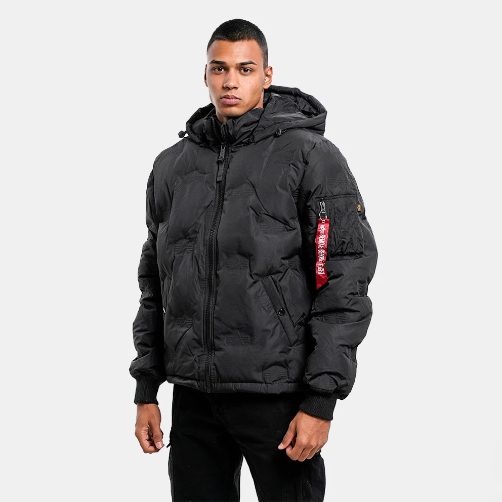 Ανδρικά Alpha Industries Ανδρικό Μπουφάν BLACK 3 Ανδρικά Alpha Industries Ανδρικό Μπουφάν BLACK