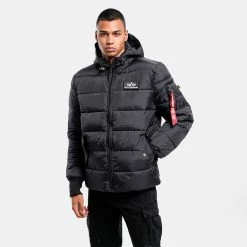 Ανδρικά Alpha Industries Ανδρικό Μπουφάν BLACK