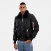 Ανδρικά Alpha Industries Injector III Ανδρικό Μπουφάν Black -Μπουφάν Εκπτώσεις alpha industries injector iii
