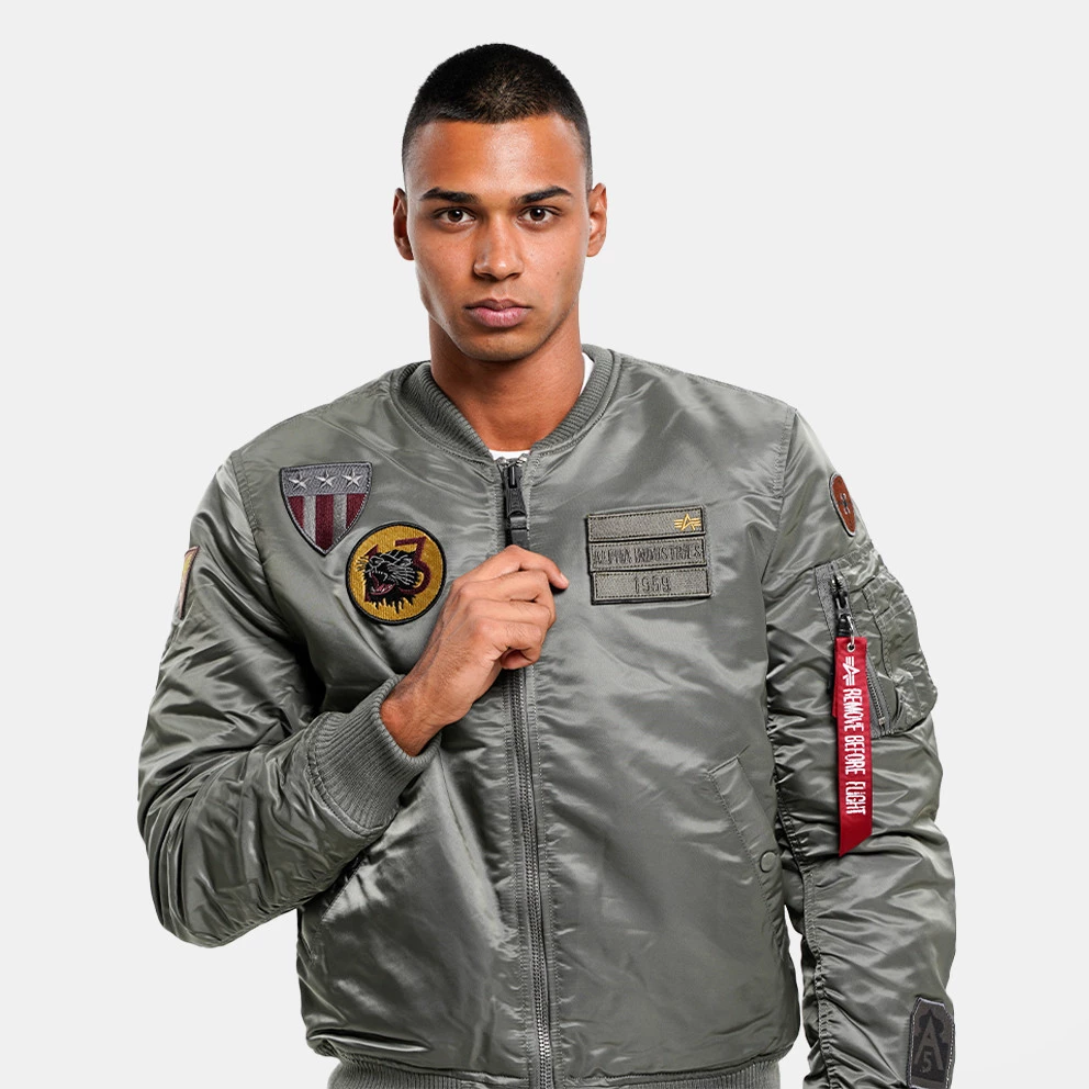 Ανδρικά Alpha Industries MA-1 Air Force Ανδρικό Μπουφάν Vintage Green 5 Ανδρικά Alpha Industries MA-1 Air Force Ανδρικό Μπουφάν Vintage Green - Image 3