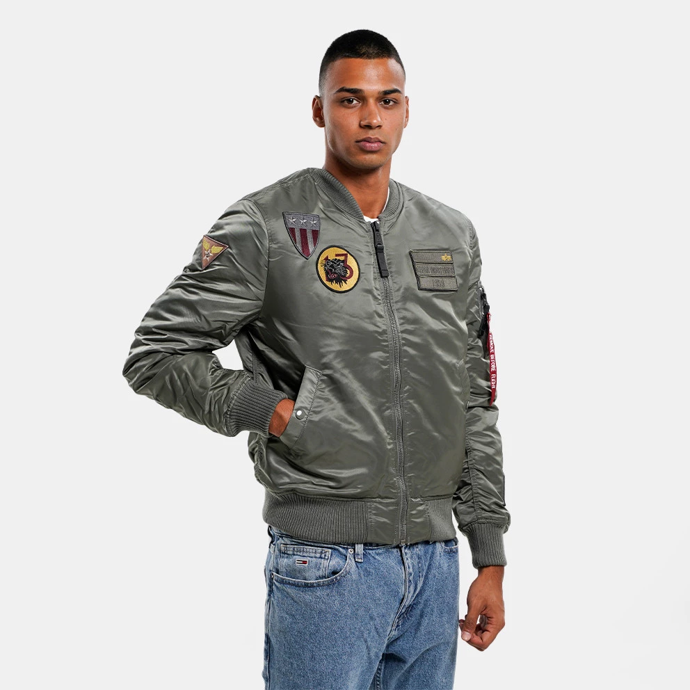 Ανδρικά Alpha Industries MA-1 Air Force Ανδρικό Μπουφάν Vintage Green 3 Ανδρικά Alpha Industries MA-1 Air Force Ανδρικό Μπουφάν Vintage Green