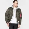 Ανδρικά Alpha Industries Ma-1 D-Tec Ανδρικό Μπουφάν REP.GREY -Μπουφάν Εκπτώσεις alpha industries ma 1 d tec