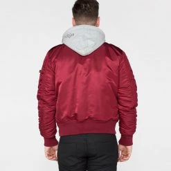 Ανδρικά Alpha Industries Ma-1 D-Tec Ανδρικό Μπουφάν BURGUNDY -Μπουφάν Εκπτώσεις alpha industries ma 1 d tec 13