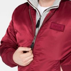 Ανδρικά Alpha Industries Ma-1 D-Tec Ανδρικό Μπουφάν BURGUNDY -Μπουφάν Εκπτώσεις alpha industries ma 1 d tec 14