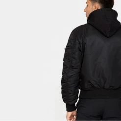 Ανδρικά Alpha Industries MA-1 D-Tec Ανδρικό Μπουφάν BLACK/BLACK -Μπουφάν Εκπτώσεις alpha industries ma 1 d tec 19