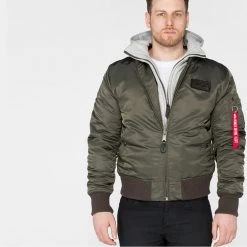 Ανδρικά Alpha Industries Ma-1 D-Tec Ανδρικό Μπουφάν REP.GREY -Μπουφάν Εκπτώσεις alpha industries ma 1 d tec 2