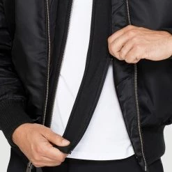 Ανδρικά Alpha Industries MA-1 D-Tec Ανδρικό Μπουφάν BLACK/BLACK -Μπουφάν Εκπτώσεις alpha industries ma 1 d tec 22
