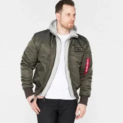 Ανδρικά Alpha Industries Ma-1 D-Tec Ανδρικό Μπουφάν REP.GREY