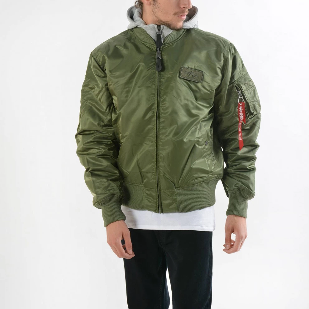 Ανδρικά Alpha Industries Ma-1 D-Tec - Ανδρικό Μπουφάν SAGE GREEN 4 Ανδρικά Alpha Industries Ma-1 D-Tec - Ανδρικό Μπουφάν SAGE GREEN - Image 2