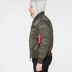 Ανδρικά Alpha Industries Ma-1 D-Tec Ανδρικό Μπουφάν REP.GREY -Μπουφάν Εκπτώσεις alpha industries ma 1 d tec 4