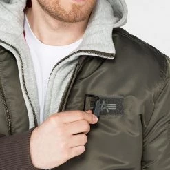 Ανδρικά Alpha Industries Ma-1 D-Tec Ανδρικό Μπουφάν REP.GREY -Μπουφάν Εκπτώσεις alpha industries ma 1 d tec 7