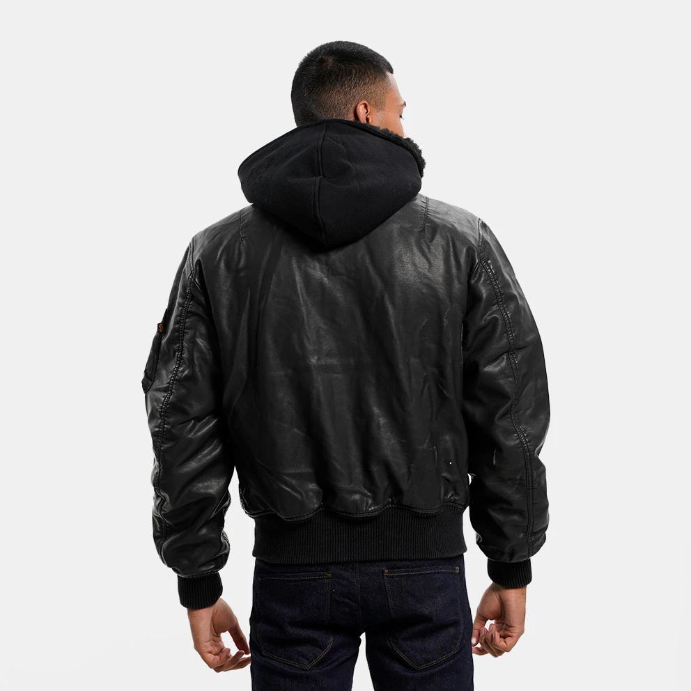 Ανδρικά Alpha Industries Ανδρικό Μπουφάν BLACK/BLACK 4 Ανδρικά Alpha Industries Ανδρικό Μπουφάν BLACK/BLACK - Image 2