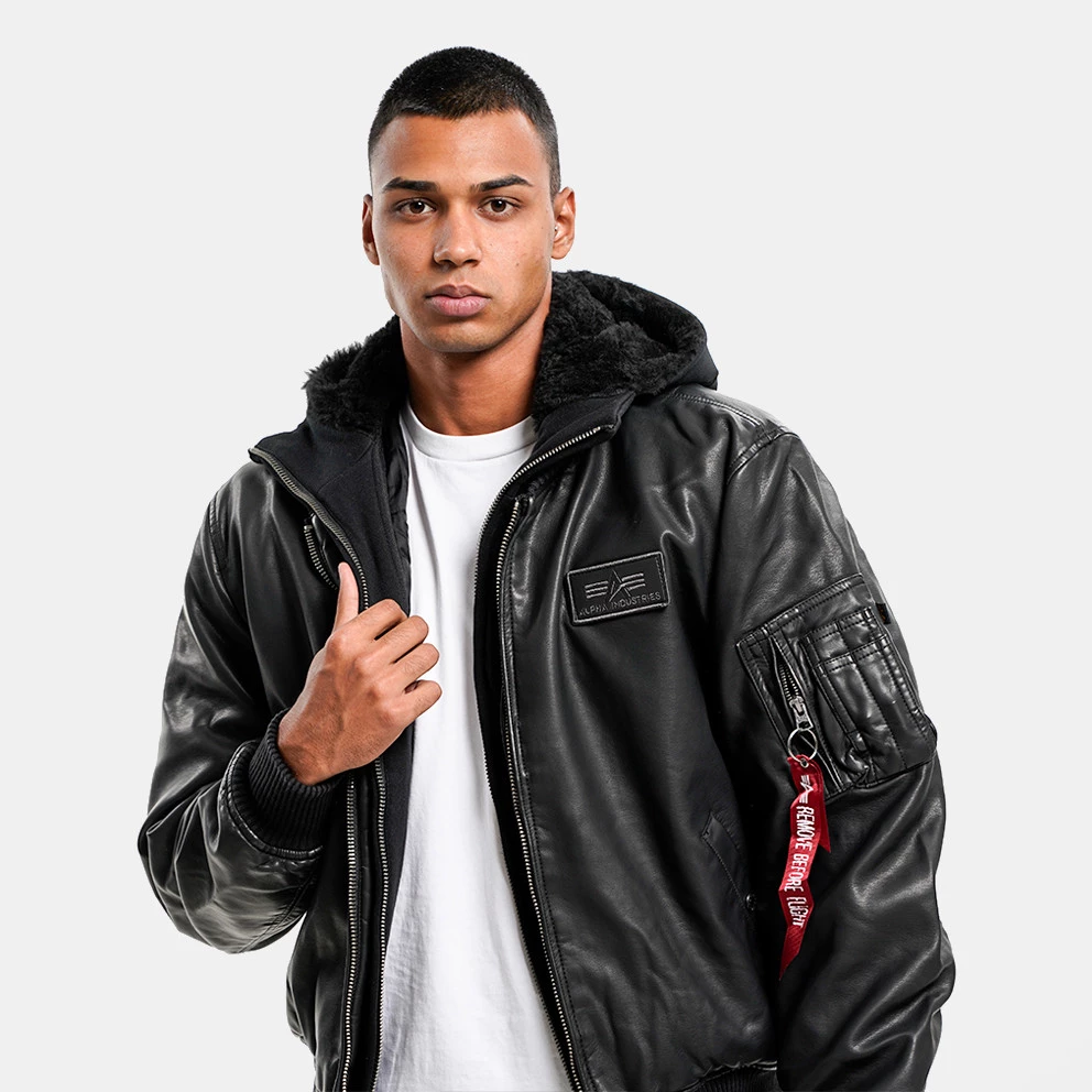 Ανδρικά Alpha Industries Ανδρικό Μπουφάν BLACK/BLACK 6 Ανδρικά Alpha Industries Ανδρικό Μπουφάν BLACK/BLACK - Image 4