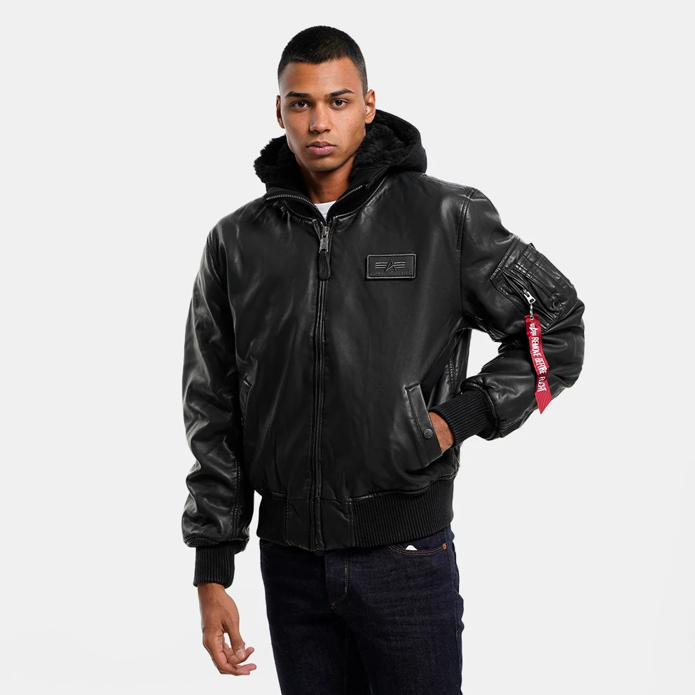 Ανδρικά Alpha Industries Ανδρικό Μπουφάν BLACK/BLACK 3 Ανδρικά Alpha Industries Ανδρικό Μπουφάν BLACK/BLACK