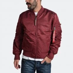 Ανδρικά Alpha Industries Ma-1 Vf 59 - Ανδρικό Μπουφάν BURGUNDY