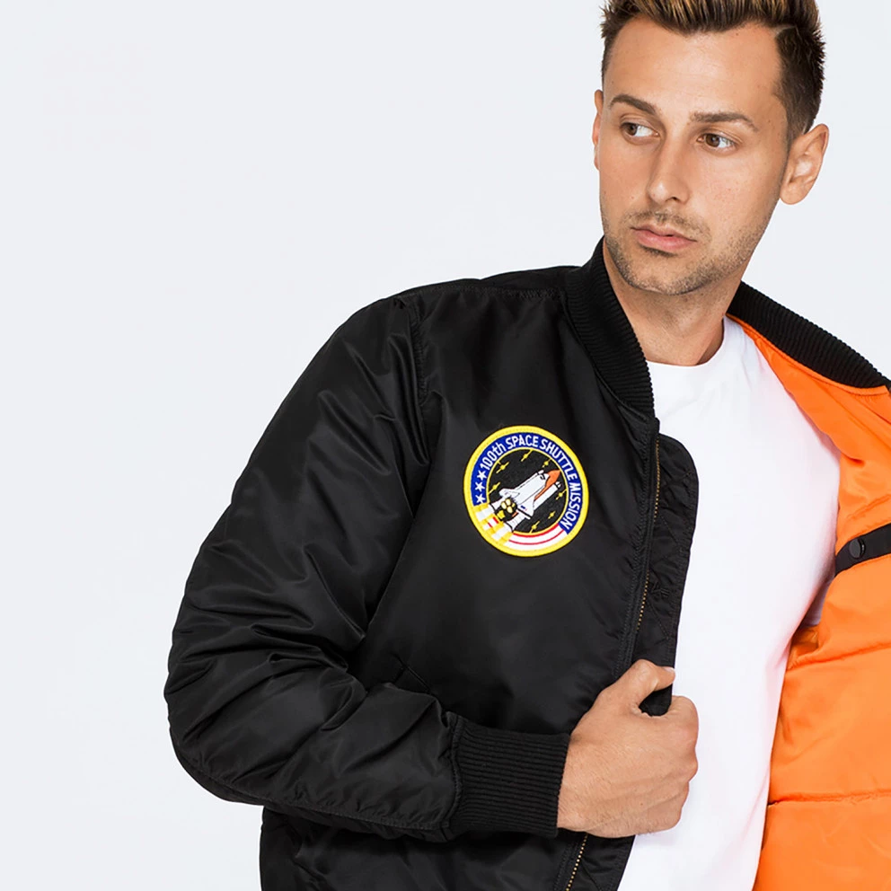 Ανδρικά ALPHA INDUSTRIES MA-1 Nasa Ανδρικό Μπουφάν BLACK 7 Ανδρικά ALPHA INDUSTRIES MA-1 Nasa Ανδρικό Μπουφάν BLACK - Image 5