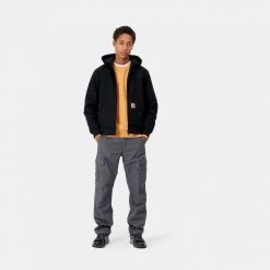 Ανδρικά Carhartt WIP Active Ανδρικό Μπουφάν BLACK -Μπουφάν Εκπτώσεις carhartt active jacket 3