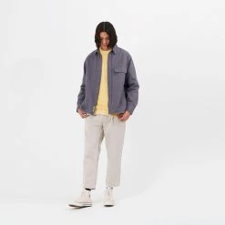 Ανδρικά Carhartt WIP Abbott Ανδρικό Chinos Παντελόνι Wall -Μπουφάν Εκπτώσεις carhartt wip abbott pant stone washed 3