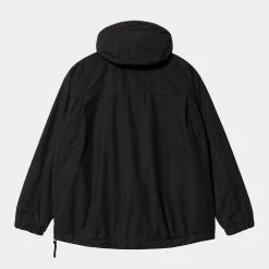 Ανδρικά Carhartt WIP Half Zip Ανδρικό Μπουφάν BLACK -Μπουφάν Εκπτώσεις carhartt wip berm pullover 1