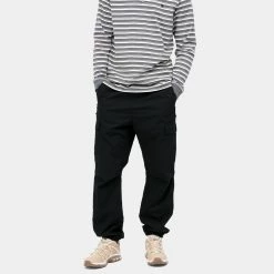 Ανδρικά Carhartt WIP Ανδρικό Cargo Παντελόνι Black