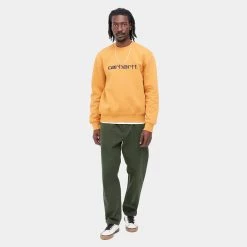 Ανδρικά Carhartt WIP Flint Ανδρικό Chino Παντελόνι Boxwood -Μπουφάν Εκπτώσεις carhartt wip flint pant 3