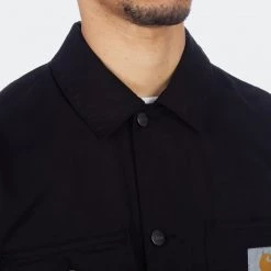 Ανδρικά Carhartt WIP Michigan Ανδρικό Μπουφάν Black -Μπουφάν Εκπτώσεις carhartt wip michigan coat 1 3