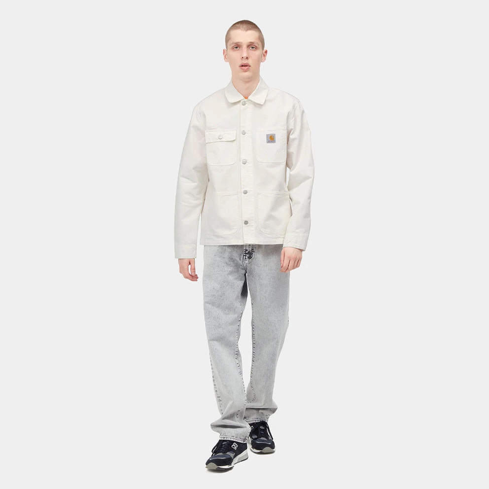 Ανδρικά Carhartt WIP Michigan Ανδρικό Μπουφάν OFF-WHITE 6 Ανδρικά Carhartt WIP Michigan Ανδρικό Μπουφάν OFF-WHITE - Image 4