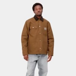 Ανδρικά Carhartt WIP Michigan Ανδρικό Μπουφάν Hamilton Brown -Μπουφάν Εκπτώσεις carhartt wip michigan coat 2