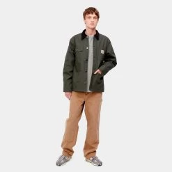 Ανδρικά Carhartt WIP Michigan Ανδρικό Μπουφάν Boxwood / Black -Μπουφάν Εκπτώσεις carhartt wip michigan coat 9