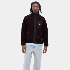 Γυναικεία Carhartt WIP Prentis Liner Ανδρικό Μπουφάν Verse Jacquard, Dark Navy, Corvina / Black