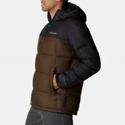 Ανδρικά Columbia Pike Lake™ Ανδρικό Μπουφάν Olive Green, Black -Μπουφάν Εκπτώσεις columbia andriko mpoufan pike lake hooded jacket 3