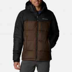 Ανδρικά Columbia Pike Lake™ Ανδρικό Μπουφάν Olive Green, Black -Μπουφάν Εκπτώσεις columbia andriko mpoufan pike lake hooded jacket 4