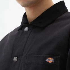 Ανδρικά Dickies Duck Canvas Chore Ανδρικό Μπουφάν Black -Μπουφάν Εκπτώσεις dickies dickies duck canvas chore black 3