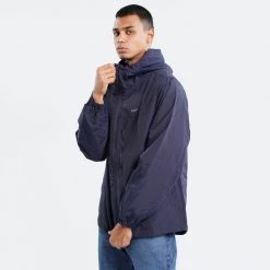 Ανδρικά Huf Essentials Standard Shell Ανδρικό Μπουφάν Navy -Μπουφάν Εκπτώσεις huf essentials zip standard shell 4