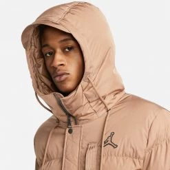 Ανδρικά Jordan Essential Statement Down Ανδρικό Παρκά ARCHAEO BROWN -Μπουφάν Εκπτώσεις jordan m j ess stmt parka 5