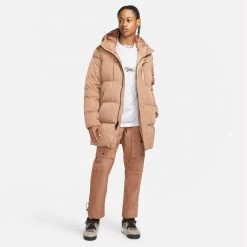 Ανδρικά Jordan Essential Statement Down Ανδρικό Παρκά ARCHAEO BROWN -Μπουφάν Εκπτώσεις jordan m j ess stmt parka 6