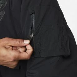 Ανδρικά Jordan Zion Flight Ανδρικό Μπουφάν BLACK/DK SMOKE GREY -Μπουφάν Εκπτώσεις jordan m j zion flt jkt 4