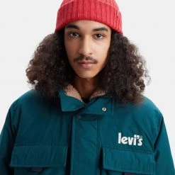 Levi's Ανδρικά Levis Eastport Utility Ανδρικό Παρκά Μπουφάν GREENS -Μπουφάν Εκπτώσεις levis eastport utility jacket ponder 2