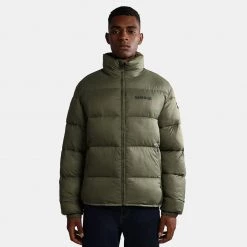 Ανδρικά Napapijri A-Suomi Ανδρικό Puffer Μπουφάν GREEN LICHEN