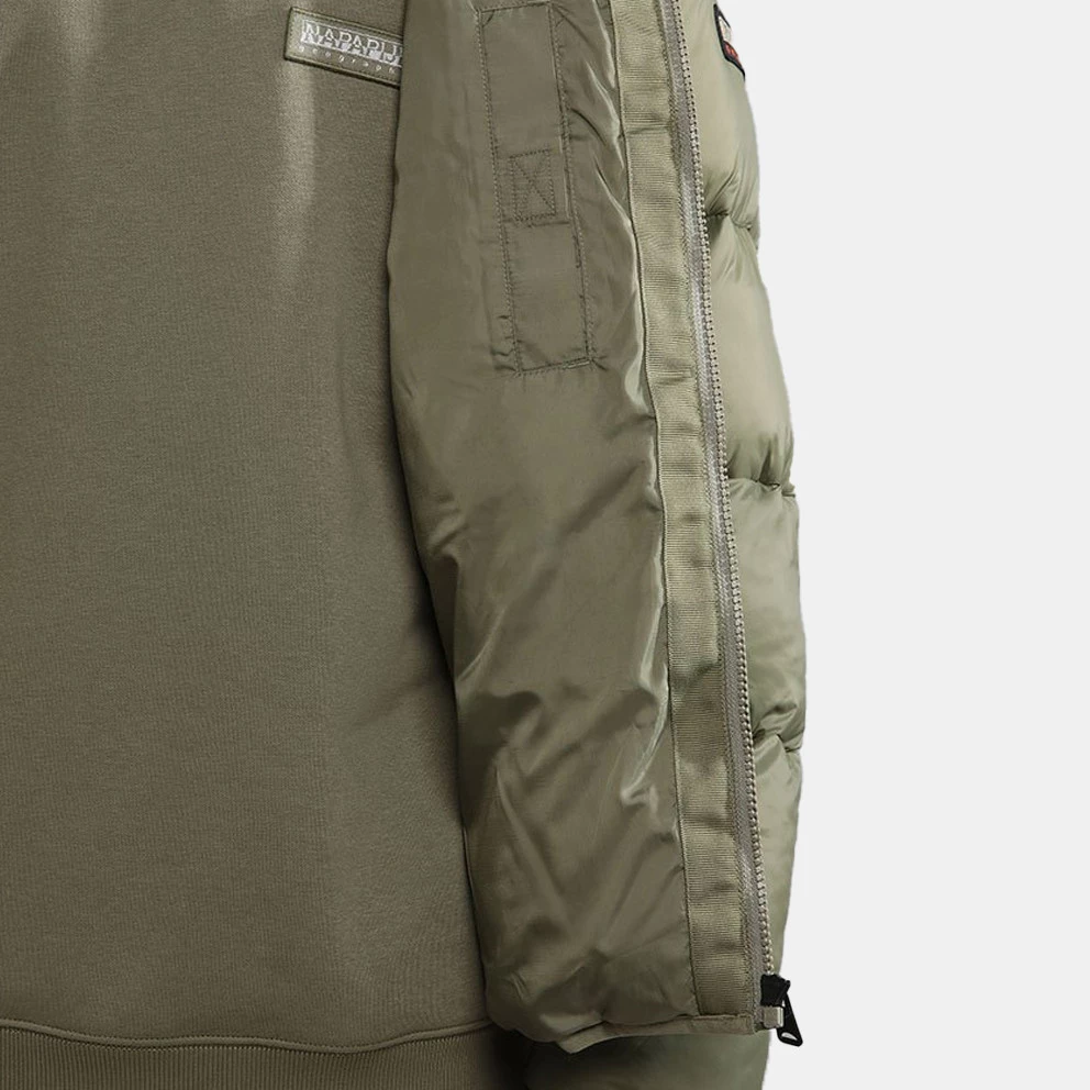 Ανδρικά Napapijri A-Suomi Ανδρικό Puffer Μπουφάν GREEN LICHEN 7 Ανδρικά Napapijri A-Suomi Ανδρικό Puffer Μπουφάν GREEN LICHEN - Image 5