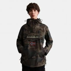 Ανδρικά Napapijri Rainforest Ανδρικό Μπουφάν CAMO GREEN FBN