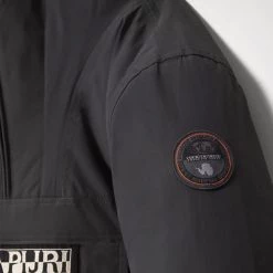 Ανδρικά Napapijri Rainforest Ανδρικό Μπουφάν DARK GREY SOLID -Μπουφάν Εκπτώσεις napapijri rainforest pocket 1 3